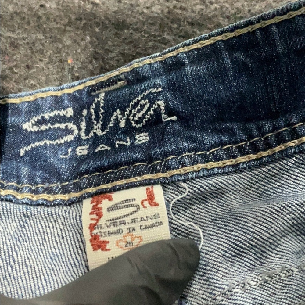 Silver Berkeley Jeans Women's size 20 Blue Bootcut Denim - Picture 3 of 4
